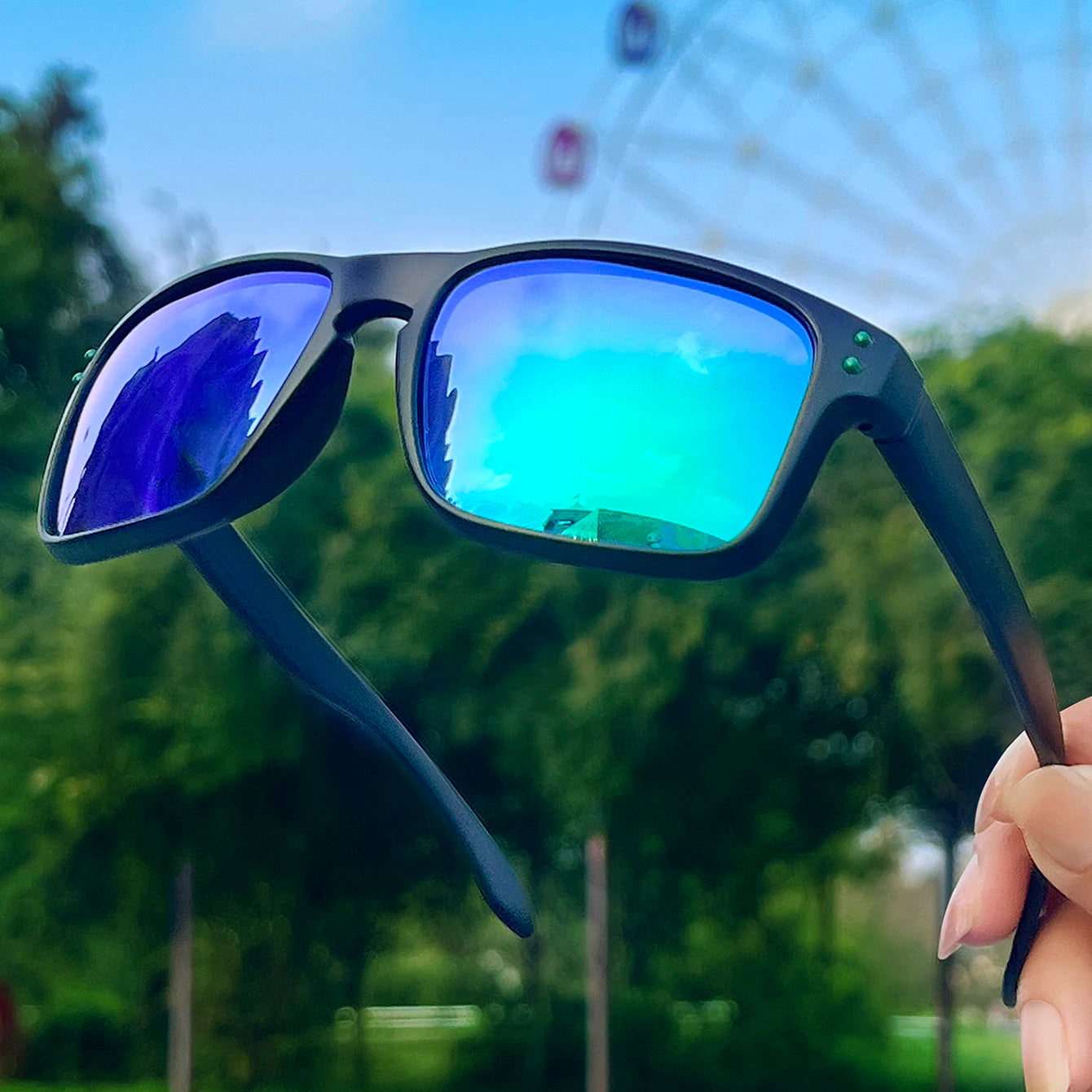 Luxus Platz Vintage Polarisierte Radfahren Sonnenbrille Männer Frauen Mode Reise Fahren Angeln Sonnenbrille Männliche Brillen UV400