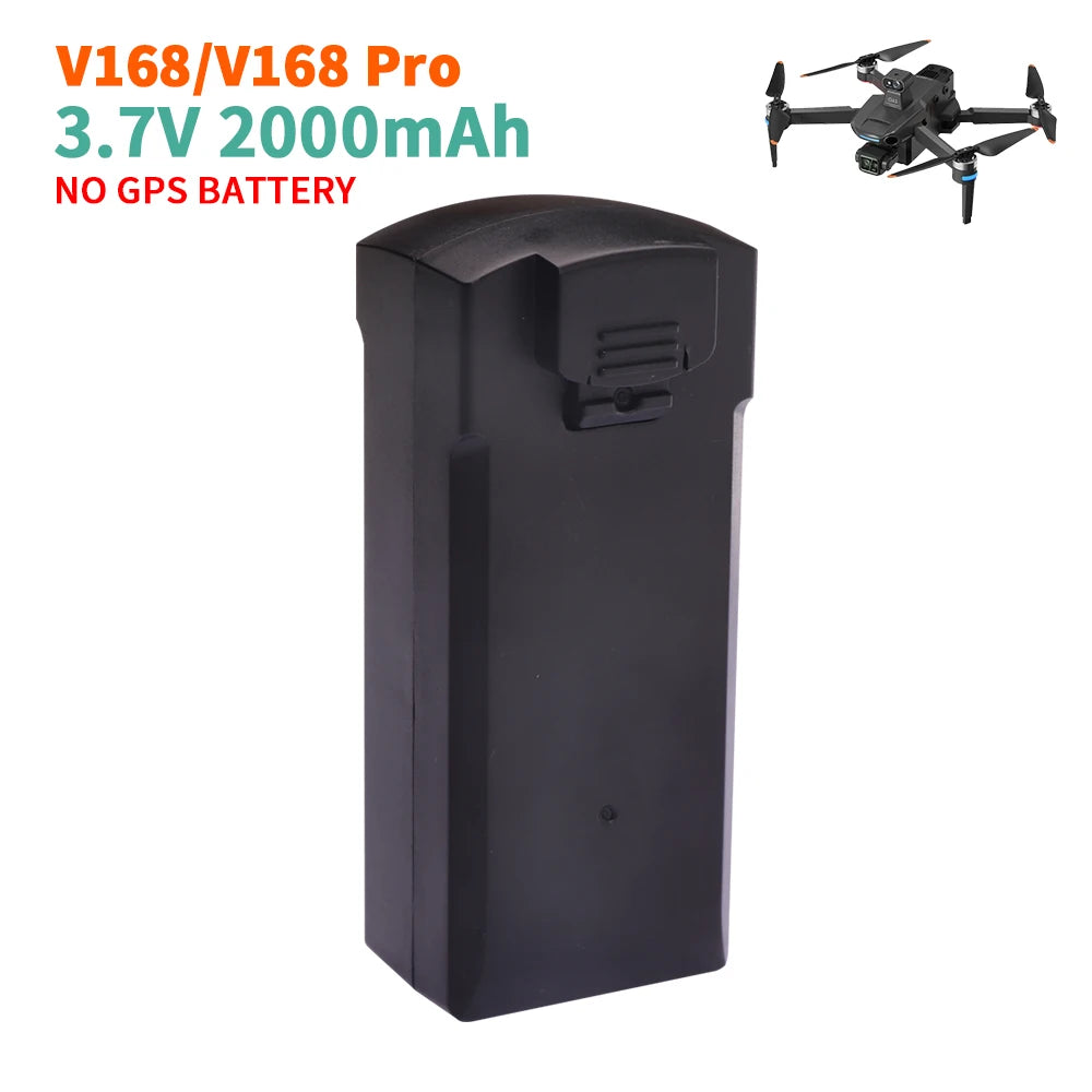 7,4 V 3000 mAh Original V168 GPS Drone Batterie RC Quadcopter 3,7 V 2000 mAh V168 Pro Max Ersatz Batterie eders Teile Zubehör