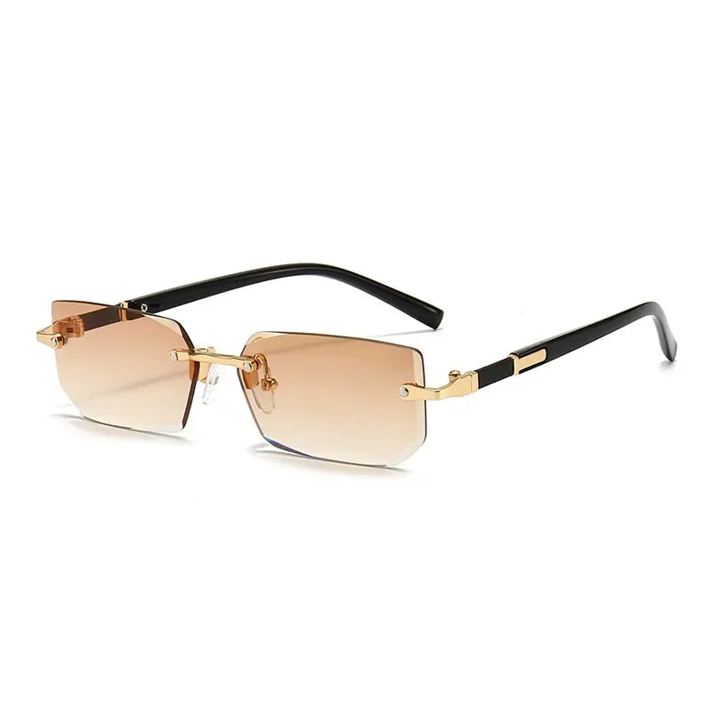Mode High Definition Sonnenbrille Männer Damen Blau Licht Blockieren Augenschutz Brillen Randlose Quadratische Rahmen Brillen Goggle