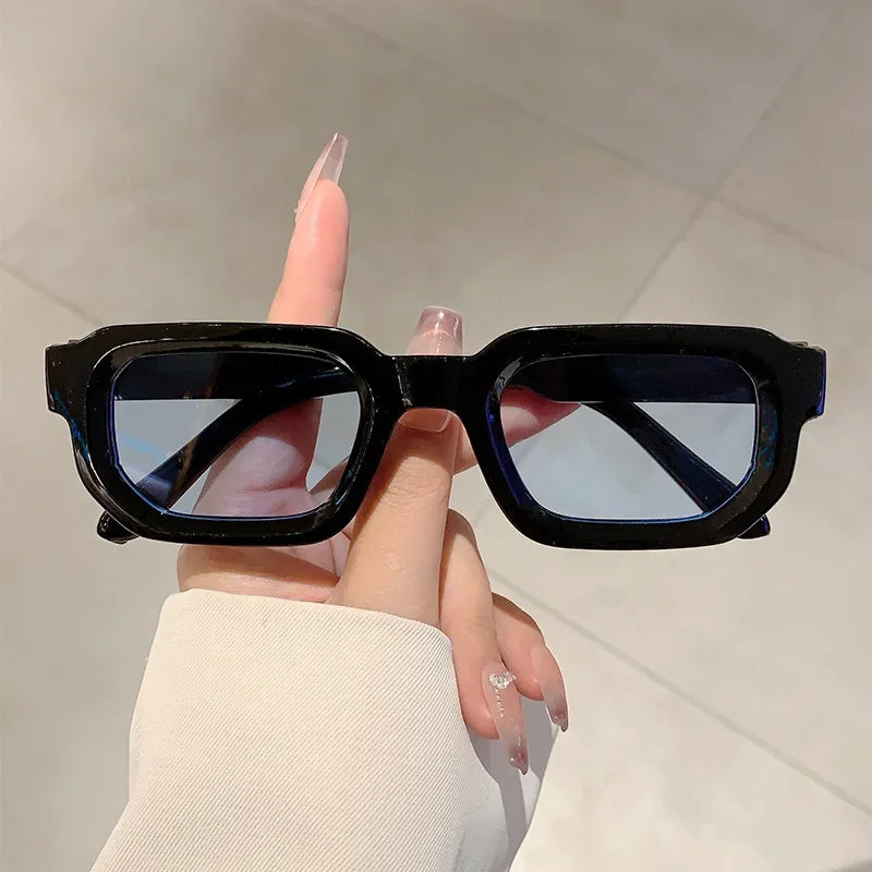 Neue Herren Vintage Rechteckige Sonnenbrille Mode Retro Sonnenbrillen Luxus Markendesign Brillen UV400 Eyewear Damen Schutzbrillen