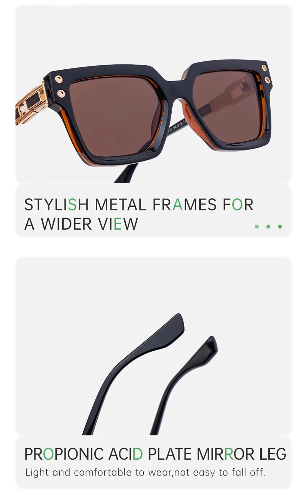 Luxus Vintage 2025 Design Quadratische Sonnenbrille Für Männer Mode Übergroßen Anti-Reflektierende UV400 Driving Shades Frauen Brillen