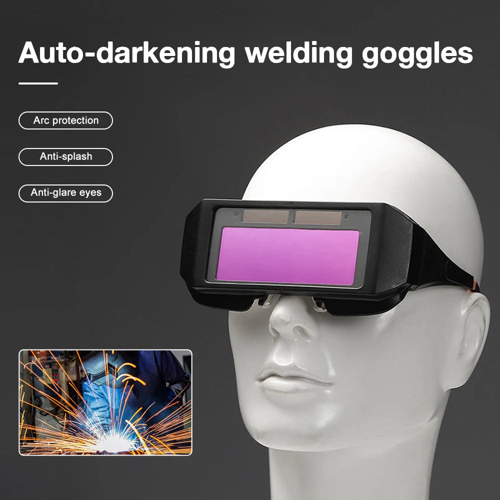 Schweißen Gläser Automatische Verdunkelung Dimmen Anti-glare Argon Arc Schweißen Gläser Schweißer Sicherheit Augenschutz Brille Werkzeuge