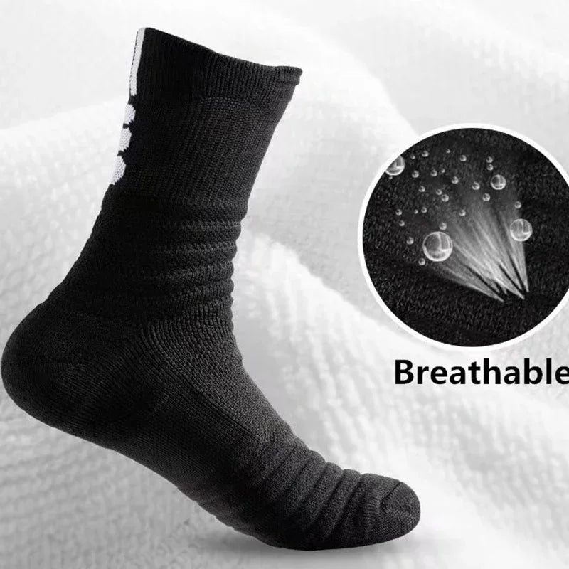 1/3 Pairs Anti-slip Fußball Socken Männer Baumwolle Socke Kurze Lange Röhre Fußball Basketball Sport Socken Atmungsaktive Deodorous socke 39-45