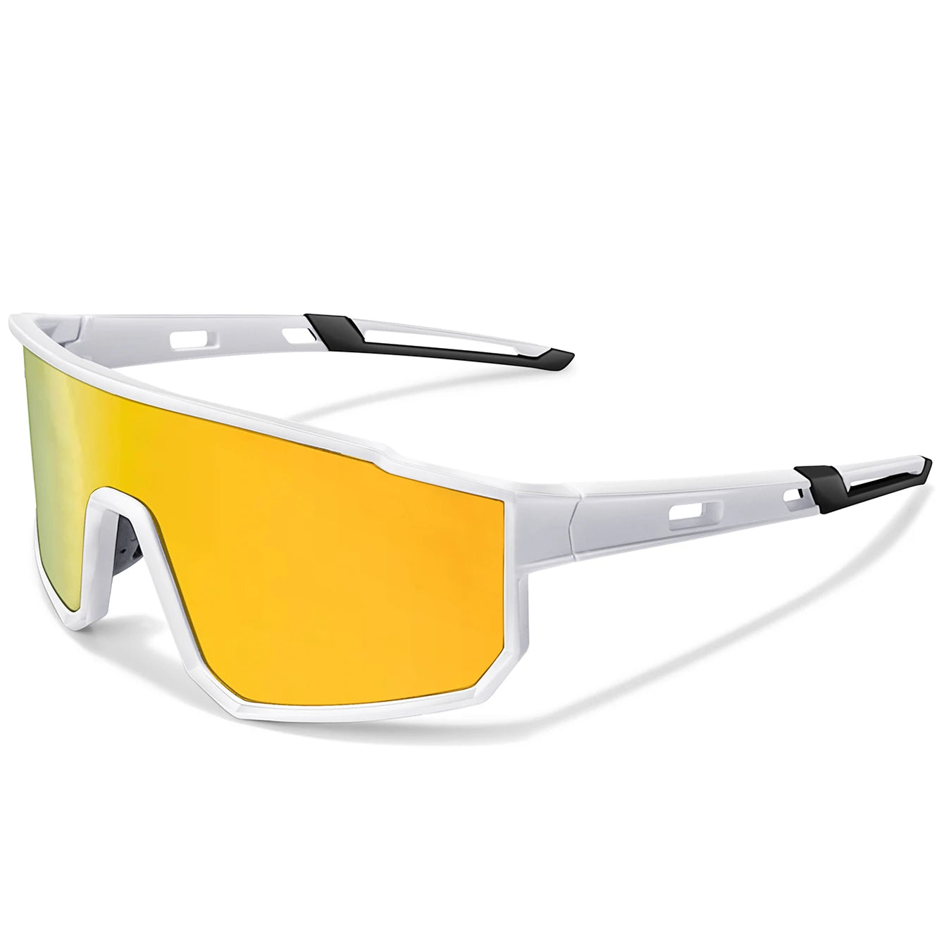 Trendige Angel-Sonnenbrille für Damen und Herren, lässige, winddichte Brille mit UV-Schutz für Outdoor-Sportarten, Laufen, Radfahren