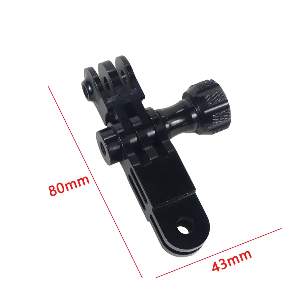 CNC-Aluminium-Drei-Wege-Schwenkarm-Montageadapter für GOPRO Hero 13 12 11 10 Session Yi SJcam EKEN Sony DJI Action Kamerastativ