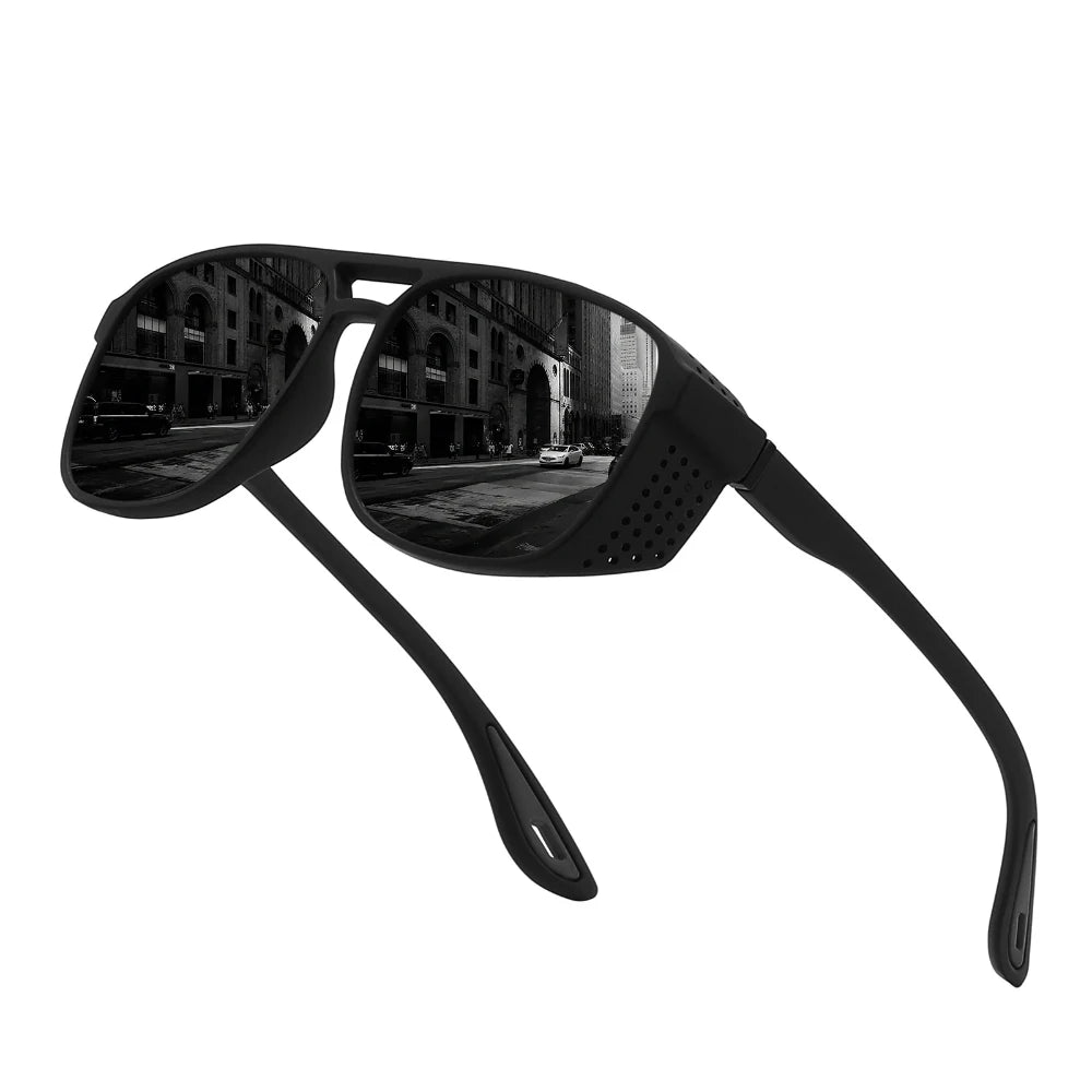 Outdoor-Sportbrillen, stilvolle Angel- und Fahrradbrillen für Herren, UV400-Sonnenbrillen, Retro-polarisierte Sport-Sonnenbrillen zum Einkaufen im Freien