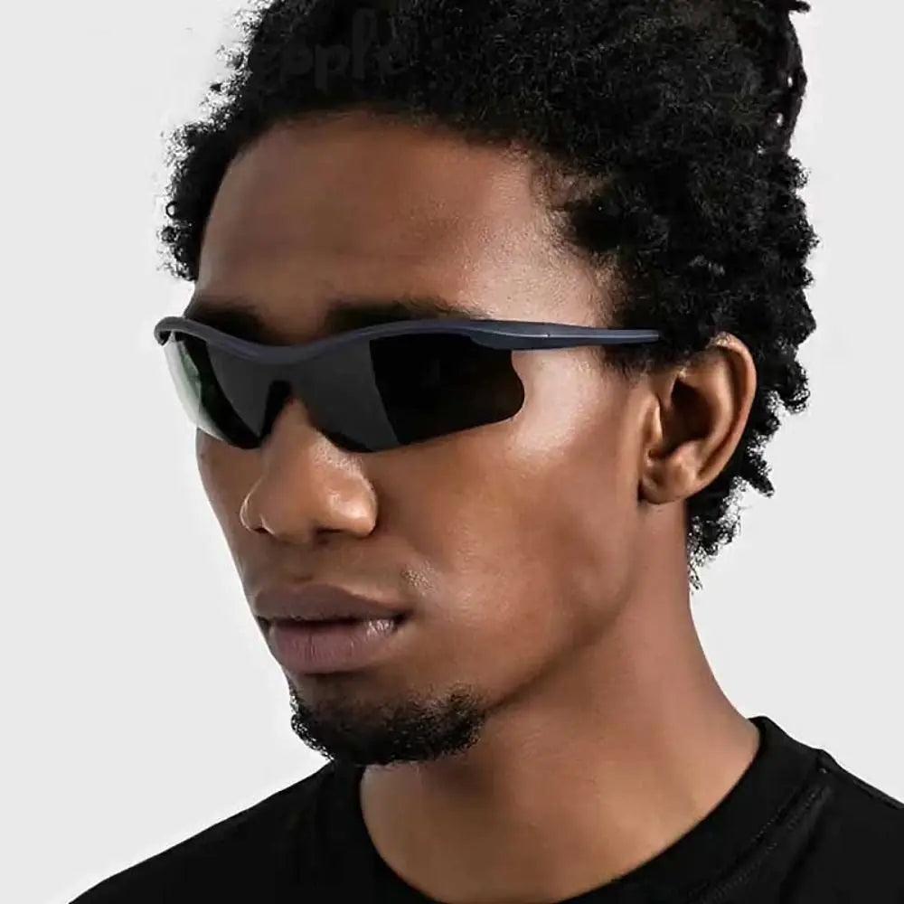 Outdoor-Sport Sonnenbrille Mode Frauen Männer halb randlose Sonnenbrille Fahrrad brille Fahrrad brille