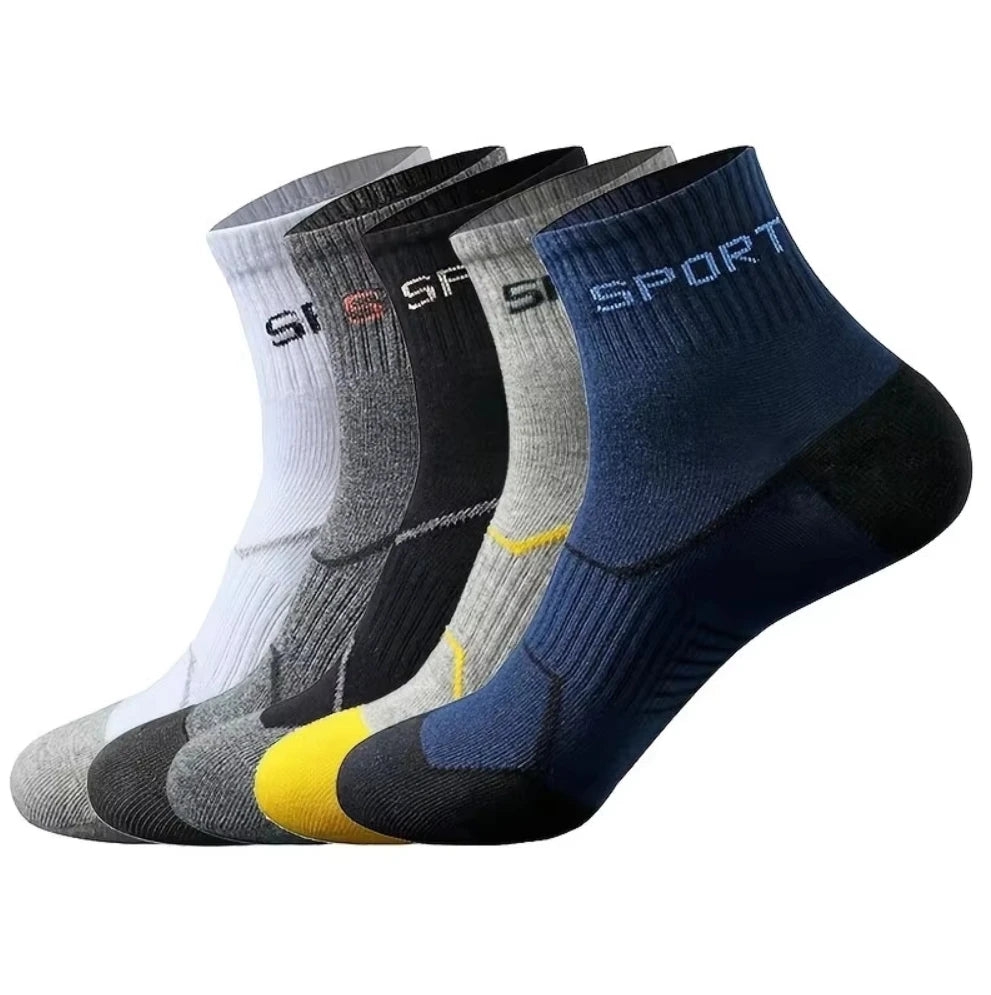 10/5/3pairs Atmungsaktive Con Sport Strümpfe Männer Bambus Faser Herbst und Winter Männer Socken Schweiß Absorption Deodorant business Sox