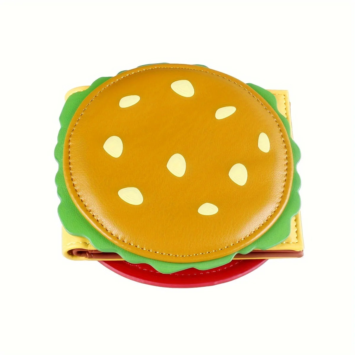 Crab Lagoon Wallet Burger Wallet Herren- und Damen-Geldbörse Rfid Anti-Diebstahl-Kurzgeldbörse Kleine Geldbörse