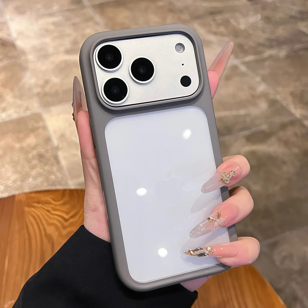 Intelligente Kamera-Touch-Taste, kristallklare Handyhülle für iPhone 17 Pro Max 17 Pro 17 Air, transparente, stoßfeste Abdeckung