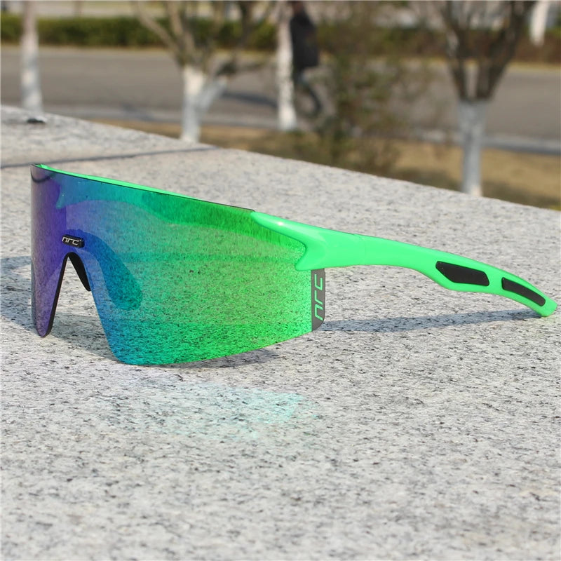 NRC Radfahren Sonnenbrille 1 objektiv UV400 TR90 Sport Fahrrad Brille MTB Mountainbike Angeln Wandern Reiten Brillen für Männer Frauen