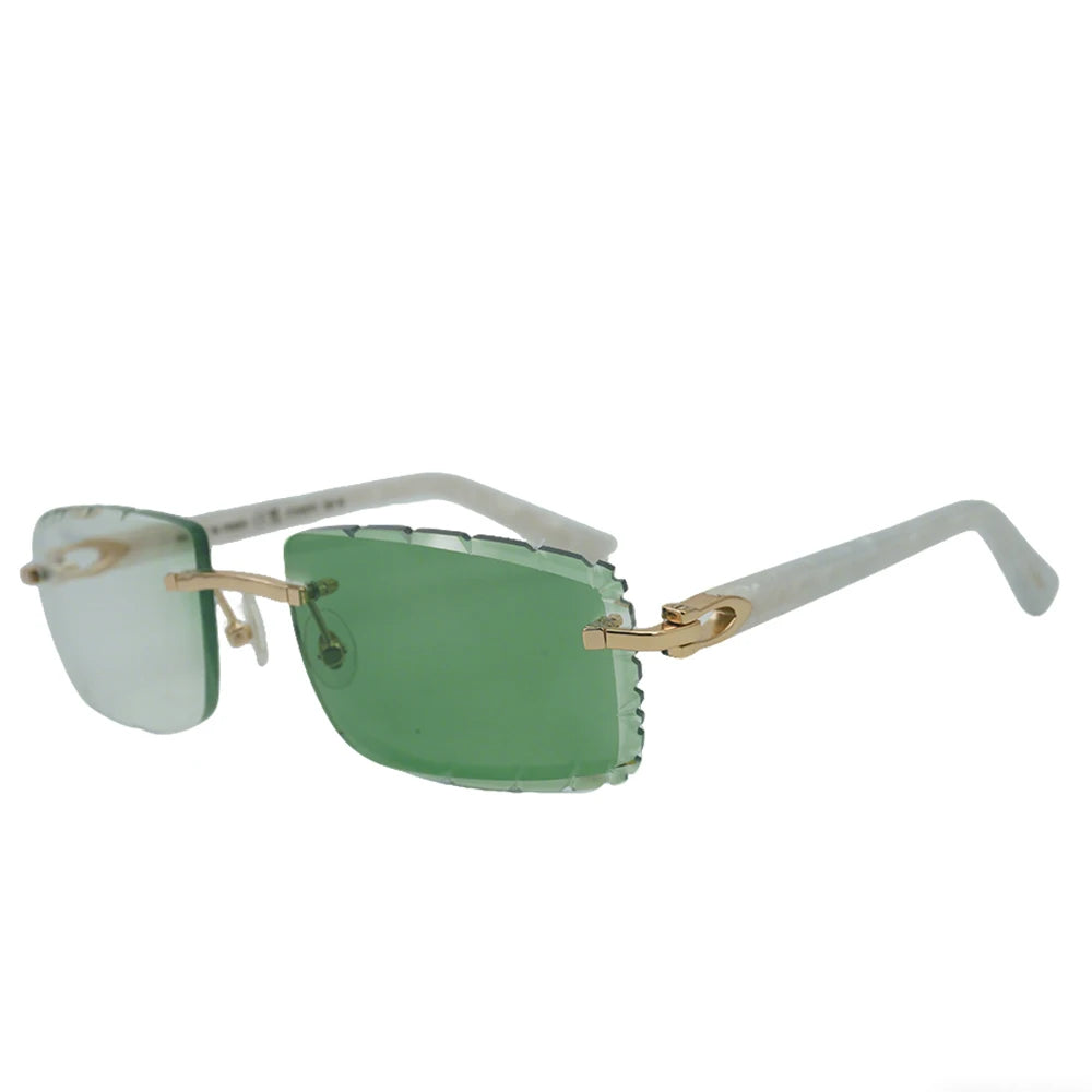 Sonnenbrille mit schlanken Metallrahmen: UV400-Schutz, trendiges Design für den täglichen und draußenbereich, schlanke Metall-Sonnenbrille