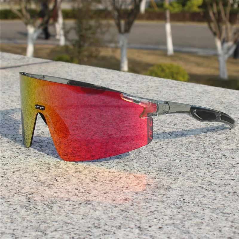 NRC Radfahren Sonnenbrille 1 objektiv UV400 TR90 Sport Fahrrad Brille MTB Mountainbike Angeln Wandern Reiten Brillen für Männer Frauen