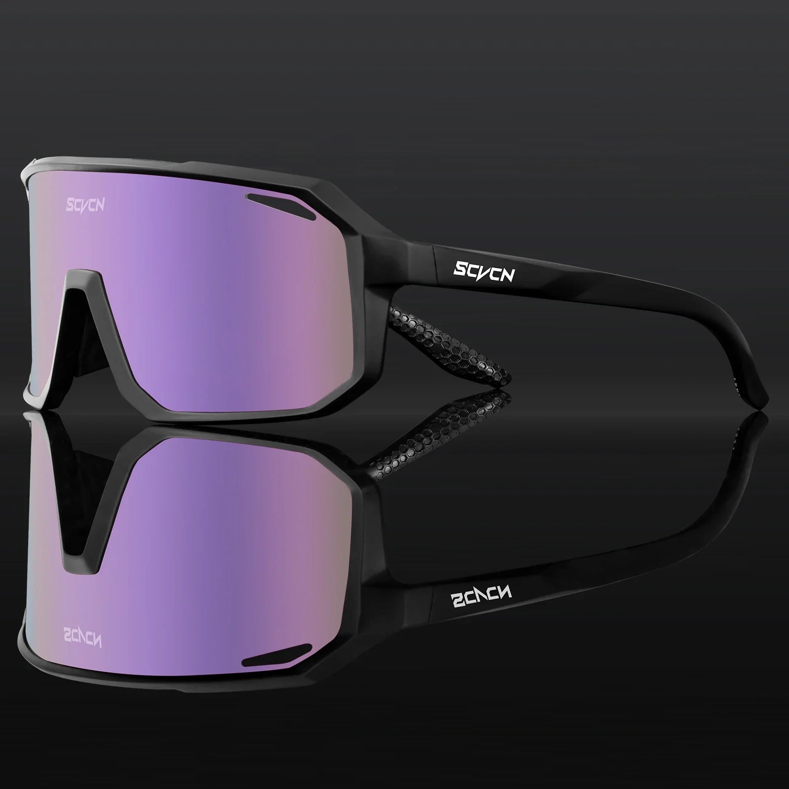 SCVCN Fahrradbrille, Fahrrad, Mountainbike, Wandern, Camping, Golf, UV400, Sonnenbrille, Sportschutzbrille für Männer und Frauen, Baseball