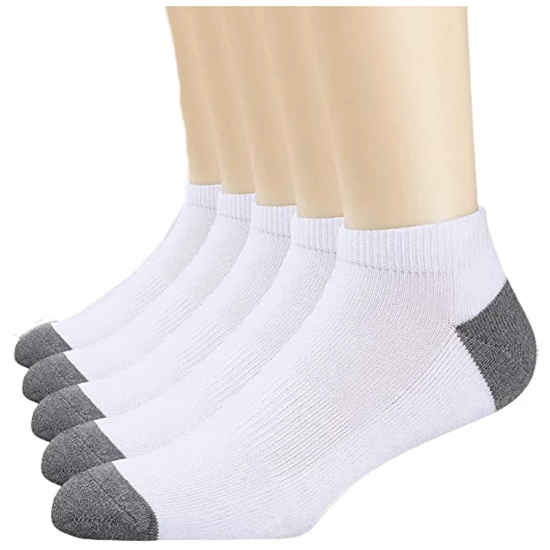 5Pairs Atmungsaktive Baumwolle Sport Strümpfe Männer Bambus Faser Herbst und Winter Männer Socken Schweiß Absorption Deodorant Business Sox