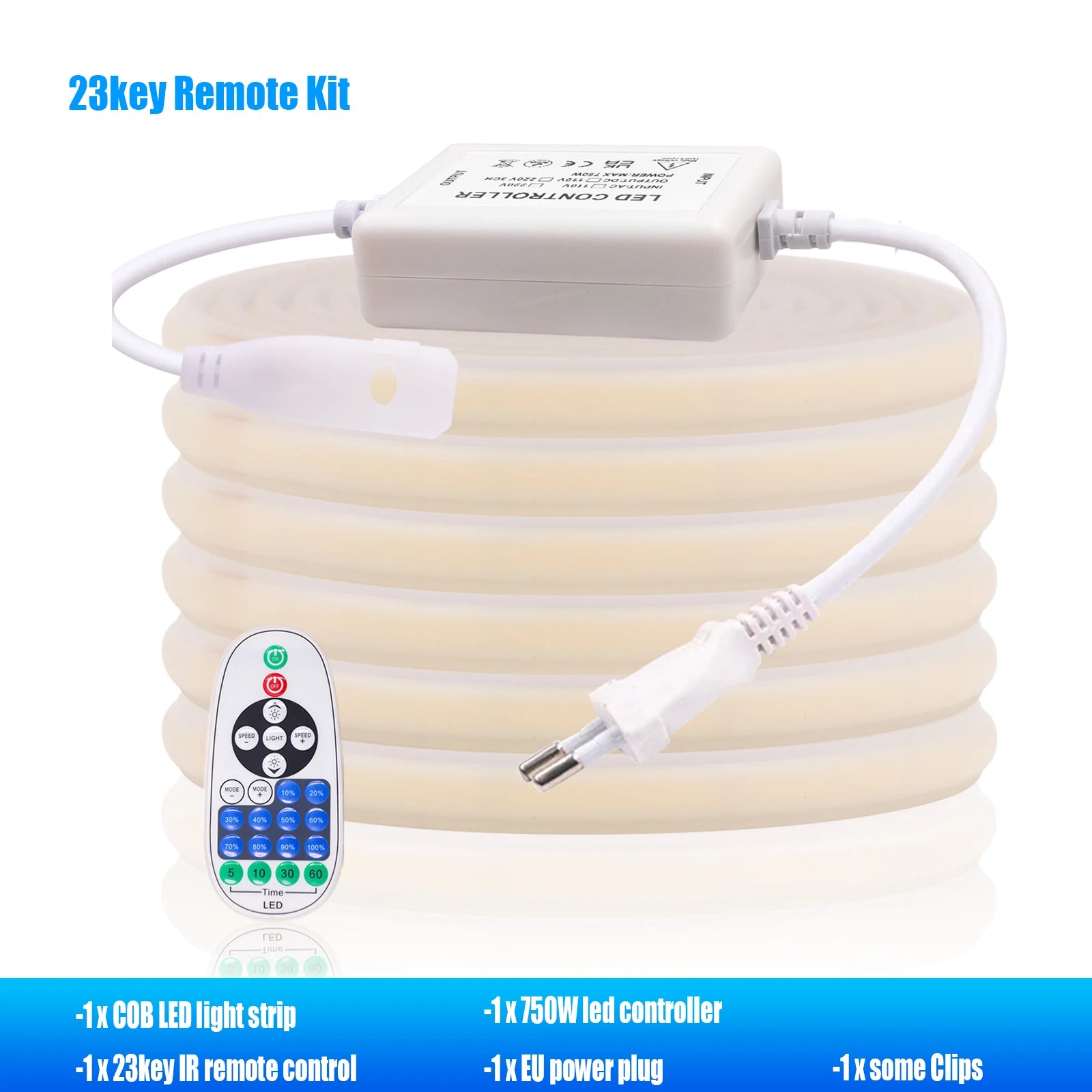 220V Dimmbare Smart COB LED Neon Streifen Licht WiFi/Bluetooth/Wand Touch Kit IP67 288LEDs/M Neon Licht Garten Home Decor 1-35M