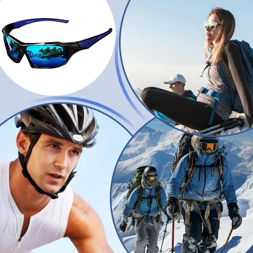 Angel-Sonnenbrille für Herren, UV-Sonnenbrille, polarisierte Brille für Herren, bequeme, leichte Sportbrille zum Fahren