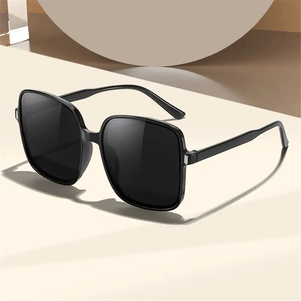 Übergroße Sonnenbrille für Frauen Luxus Vintage quadratische Sonnenbrille klassische UV400 Big Frame Lady Brillen
