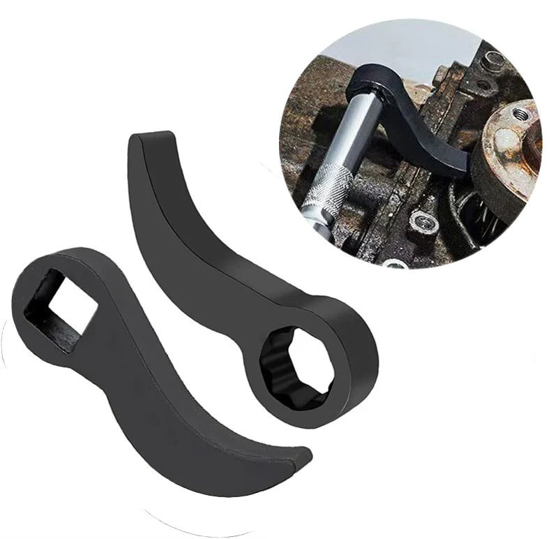 Hebeln Bar Schlüssel Adapter Kopf Horn Typ Halbe Welle Entfernung Werkzeug Öffnen Schlüssel Halb Welle Brecheisen Adapter Kopf Auto Reparatur Werkzeuge
