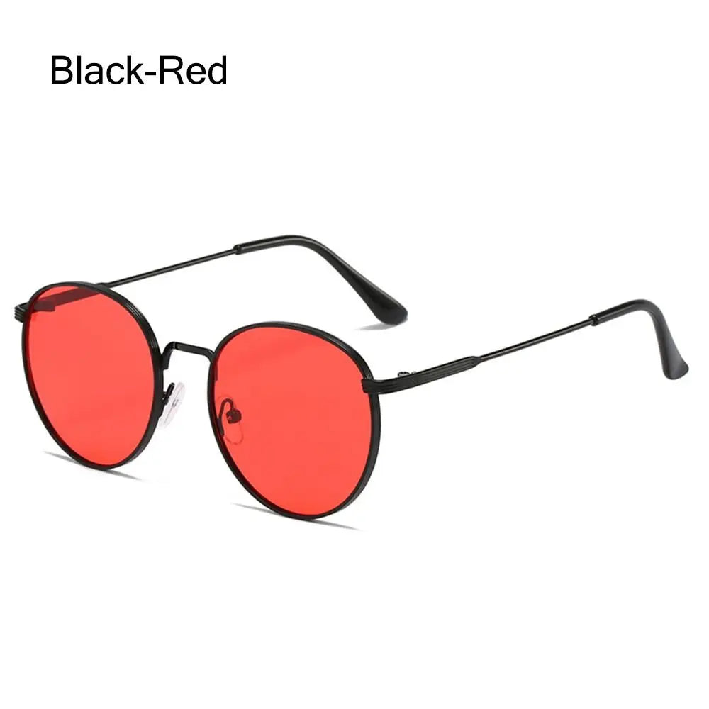 Kreis Runde Sonnenbrille Mode Vintage Sommer Metallrahmen Sonnenbrille UV-Schutz Retro Shades für Damen Herren