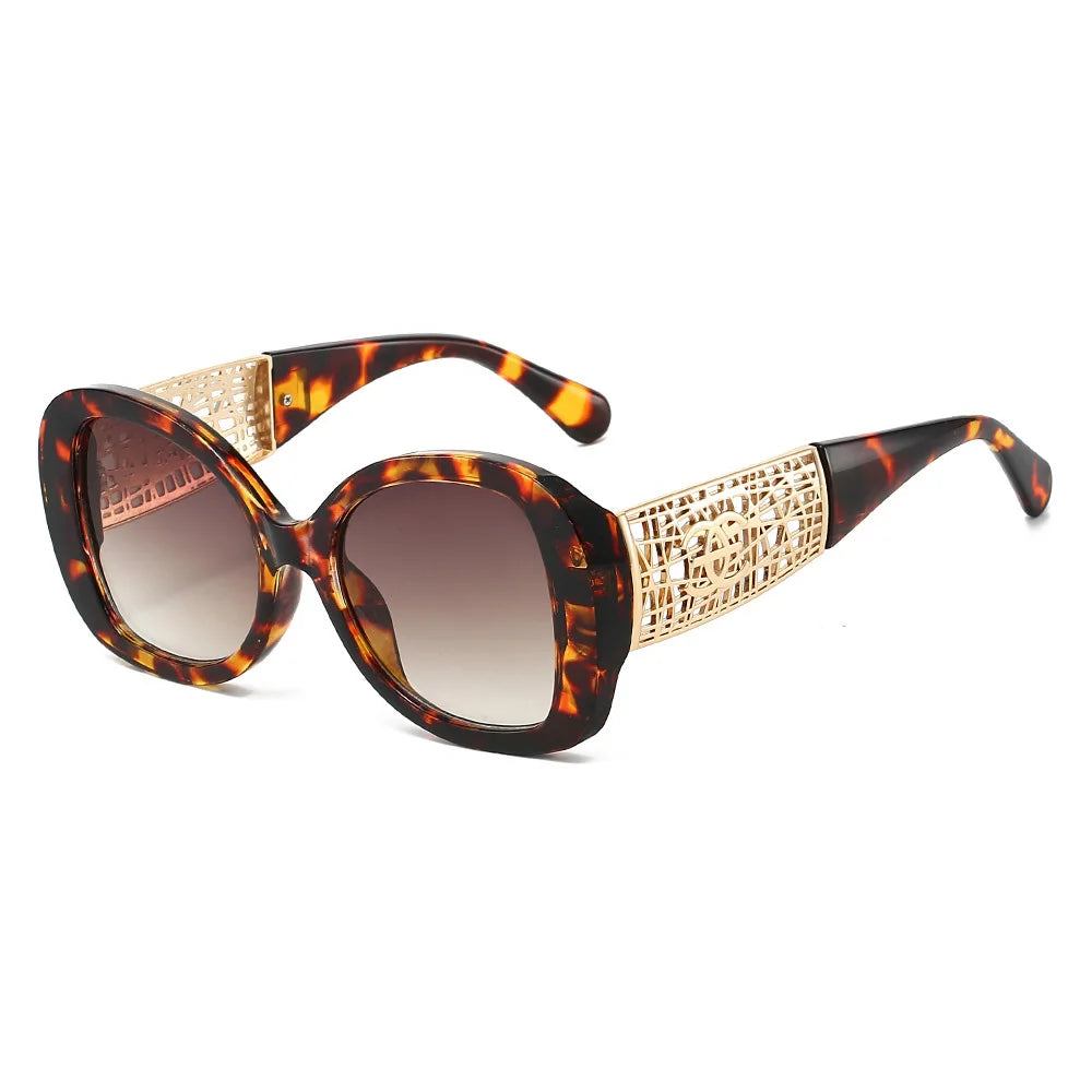 Vintage Luxus Designer Quadrat Sonnenbrille Für Frauen Männer Mode Übergroßen Retro Sonnenbrille Im Freien Fahren Retro Schatten UV400