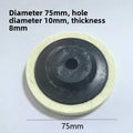 50 mm/75 mm Wollpolierscheibe, Winkelschleifer, Filz-Polierpads für Metall, Marmor, Glas, Keramik, Polierscheibe, professionell