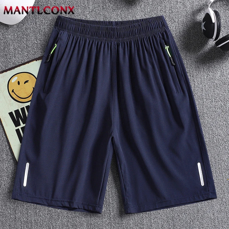 Sommer Herren Shorts Coole Sportbekleidung Laufshorts Lässige Hosen Fitnessstudio Training Jogging Kurze Hosen Herren Schwarz Grau