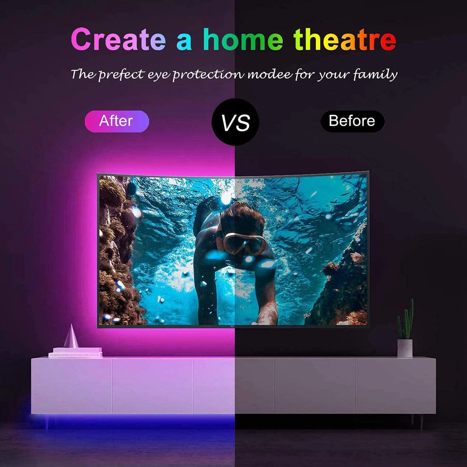 LED-Streifenlichter mit 44-Tasten-Fernbedienung, 1 m, 5 m, 10 m, 20 m, RGB-Band, LED-Wand, Zimmer für Zuhause, Schlafzimmer, Party, Dekoration, TV-Hintergrundbeleuchtung