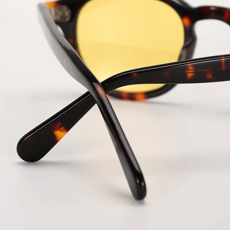 Lemtosh Sonnenbrille Mann Johnny Depp Polarisierte Sonnenbrille Frau Luxus Marke Vintage Acetat Rahmen Fahrer Schatten