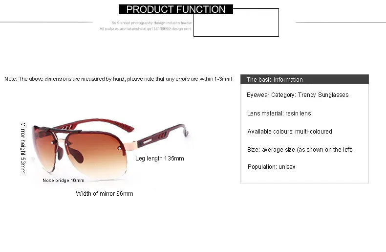 2025 neue Sonnenbrille UV 400 Vintage Punk Randlose Rechteck Männer Mode Gläser Trendy Kleine Rahmen Sonnenbrille Rahmenlose Brillen