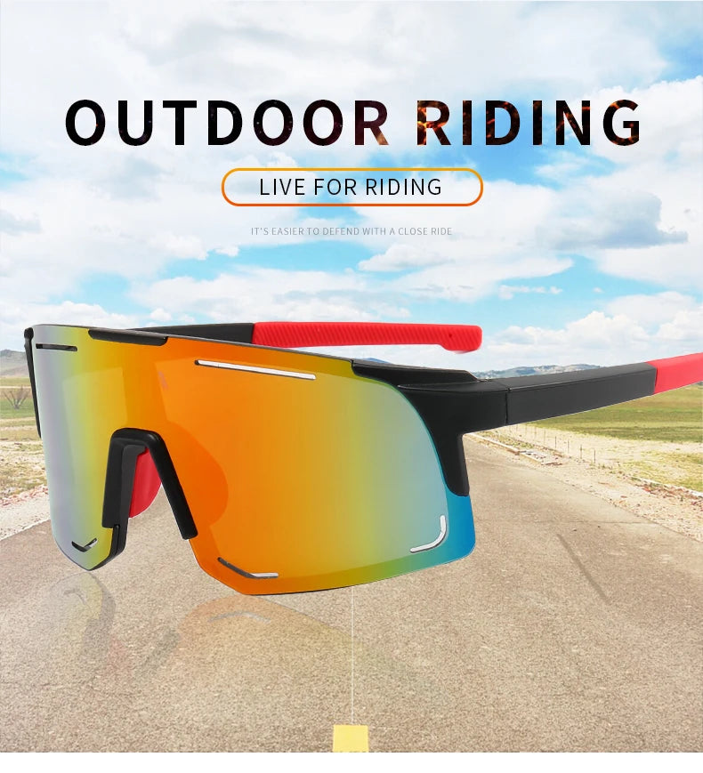 Radfahren Sonnenbrille UV Schutz Winddicht Gläser Für Männer Frauen Polarisierte Linse Wandern Straße Reiten Fahrrad Sport Brille Brillen