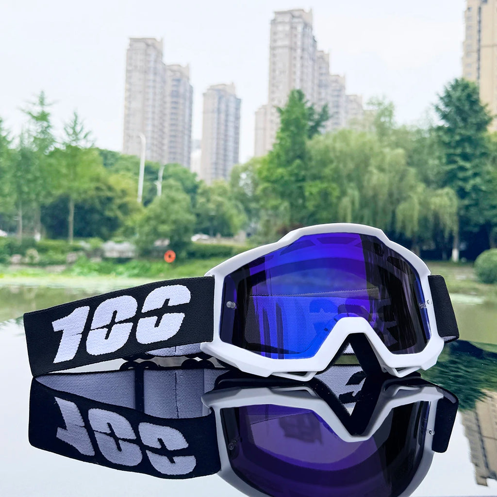 Neue Motorrad Brille Motocross Sicherheit HD Linsen Brille Dirt Bike ATV Ski MTB Brille MOTO Outdoor Radfahren Sonnenbrille