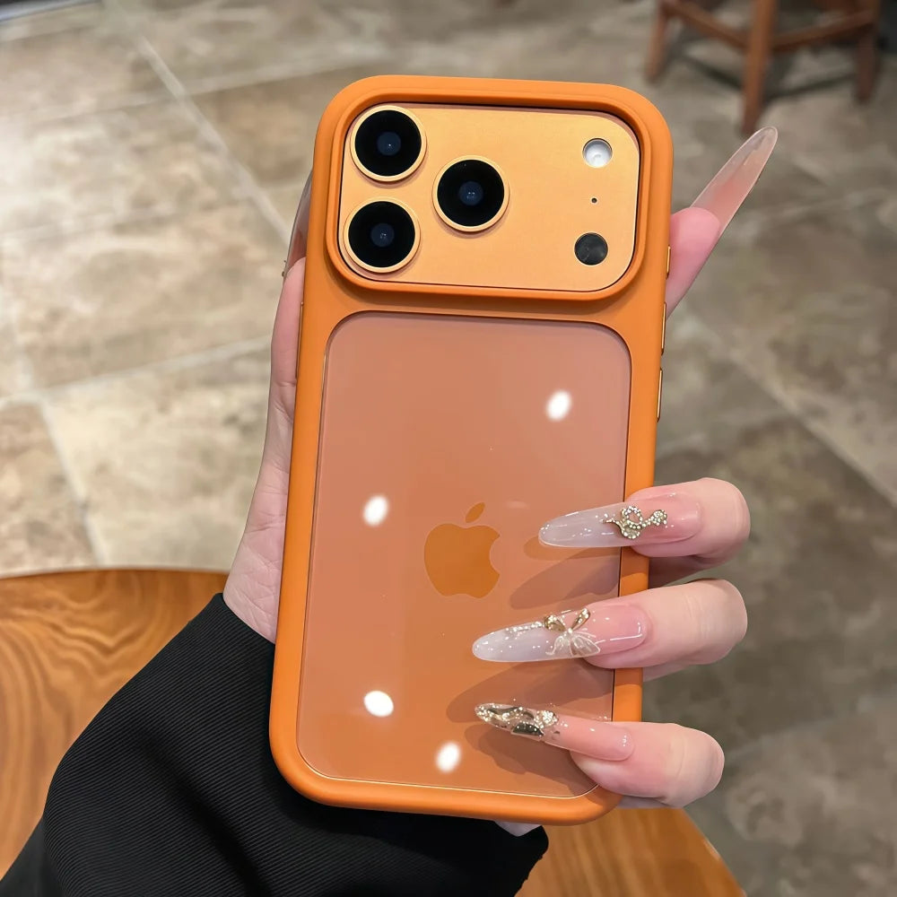 Intelligente Kamera-Touch-Taste, kristallklare Handyhülle für iPhone 17 Pro Max 17 Pro 17 Air, transparente, stoßfeste Abdeckung