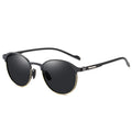 Polarisierte Sonnenbrille Fahren UV400 Schutz Sport Unisex Metall Brille Mode Blenden Halbrahmen Männer Fahrrad T522