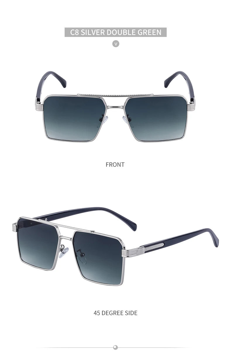 2023 quadratische Sonnenbrille für Männer Luxus Sonnenbrille Frauen trend ige Vintage Mode Brille Sonne Gafas de Sol Hombre Lünette Soleil Femme