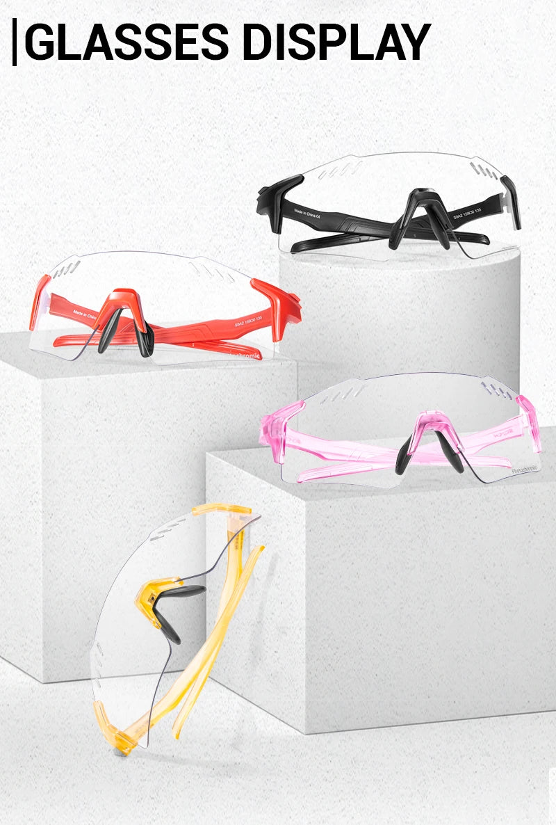 SCVCN Photochrome fahrrad Radfahren brille UV400 Fahrrad reiten Brillen Sport MTB Outdoor Sport Golf Camping Fahren Okulare