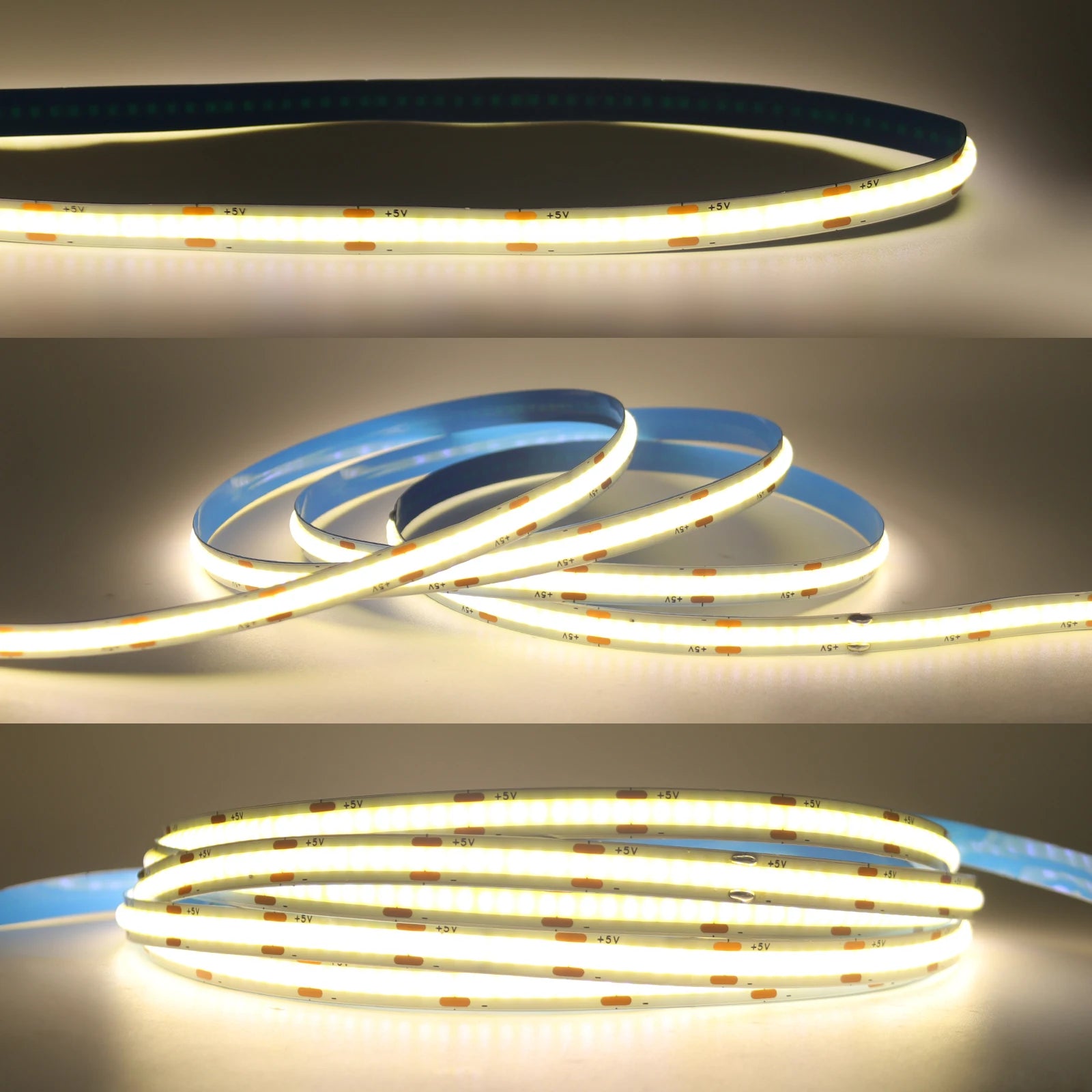 Neue 5V LED COB Licht Streifen Dimmbar Mit Touch Sensor/EIN OFF Schalter USB Flexible LED Band Weihnachten TV Hintergrundbeleuchtung Klebeband