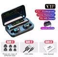 Tws F9-5 Kopfhörer Bluetooth 5,3 drahtlose Kopfhörer Hifi Stereo Sport wasserdichte Ohrhörer Headset Hörgeräte mit Mikrofon Freis prec heinrich tung