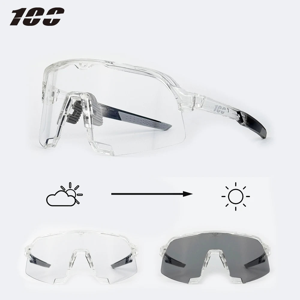 100 Radfahren Sonnenbrillen UV400 TR90 Sport Fahrrad Brille MTB Mountainbike Angeln Wandern Reiten Brillen für Männer Frauen Sport