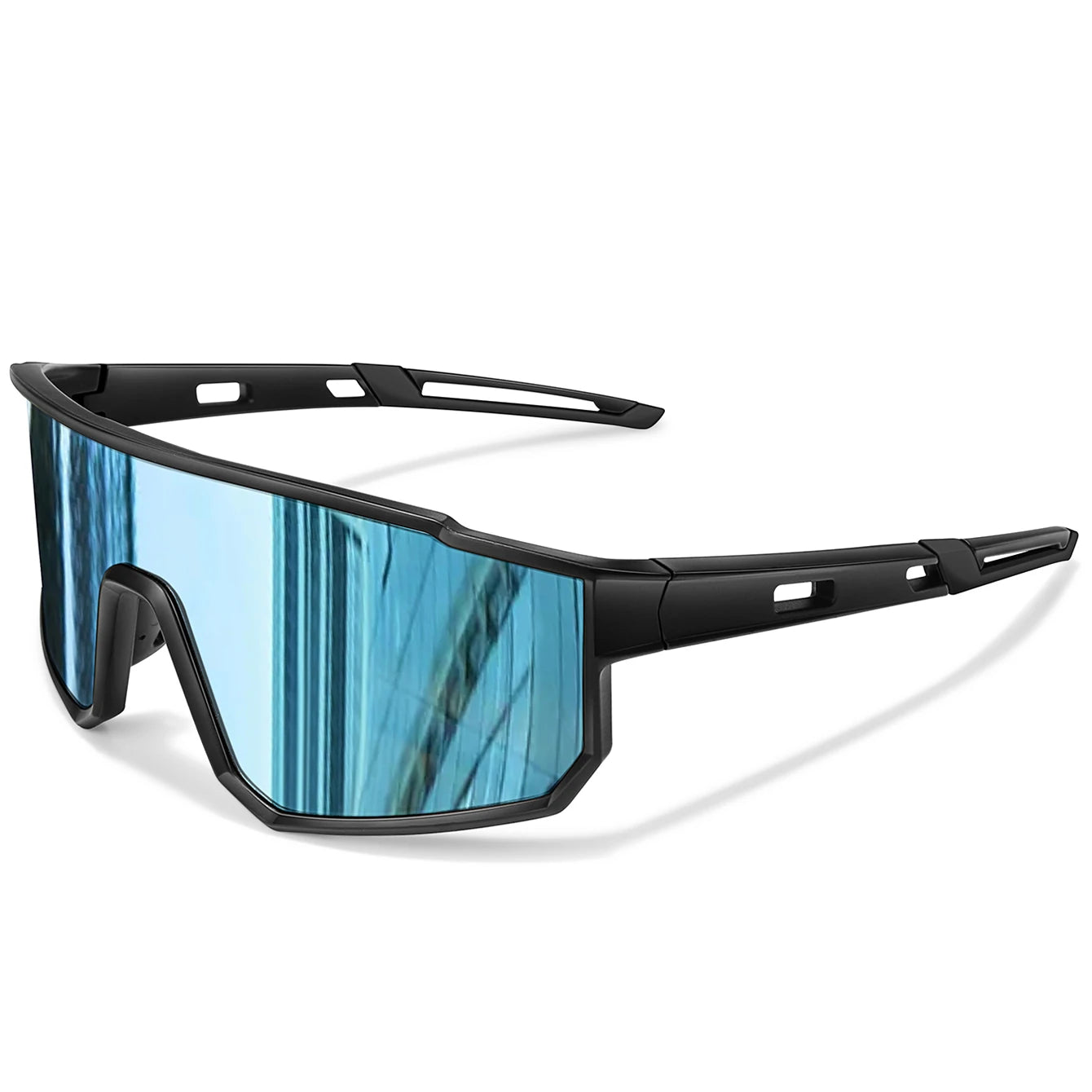 Trendige Angel-Sonnenbrille für Damen und Herren, lässige, winddichte Brille mit UV-Schutz für Outdoor-Sportarten, Laufen, Radfahren