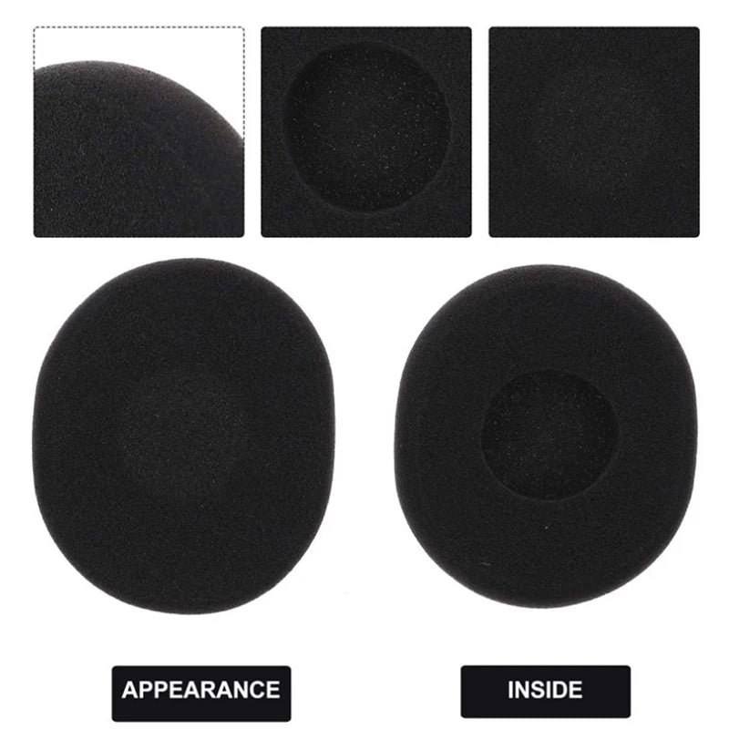 1 paar Ohr Ohrpolster-kissen Ersatz Drahtlose Kopfhörer Headset Schwamm Abdeckung Für Logitech H800 H 800 Kopfhörer Zubehör