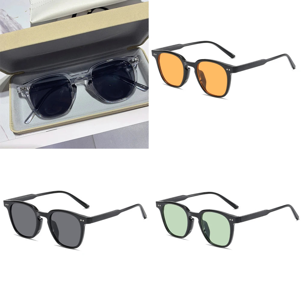 Neue Vintage Quadratische Sonnenbrille für Damen und Herren Luxusmarke Kleine Runde Sonnenbrillen Kleine Brillen für Männer und Frauen