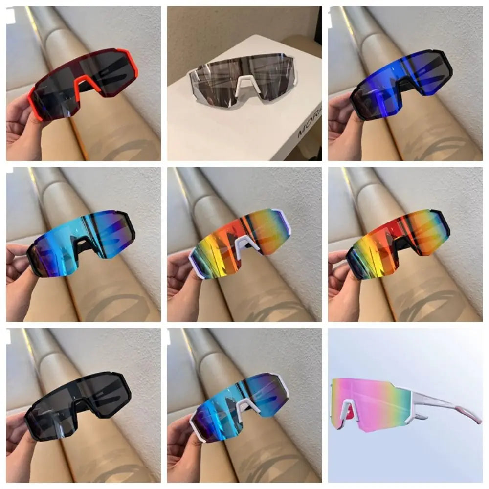 UV Sandproof Radfahren Sonnenbrille Klare Anti Strahlung Objektiv Outdoor Sport Brille Schutz Übergroße Winddichte Gläser