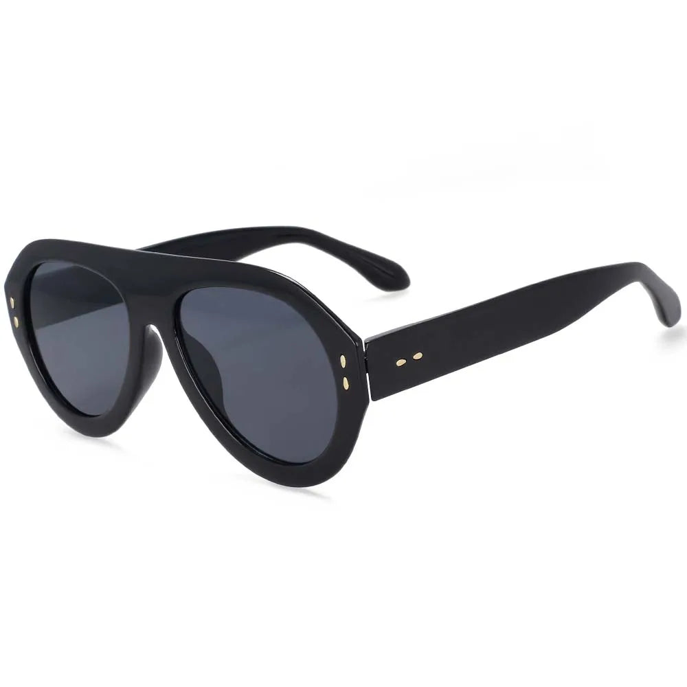 54235 Übergroße Sonnenbrille Mode Männer Frauen Marke Goggle Shades Uv400 Vintage Brille