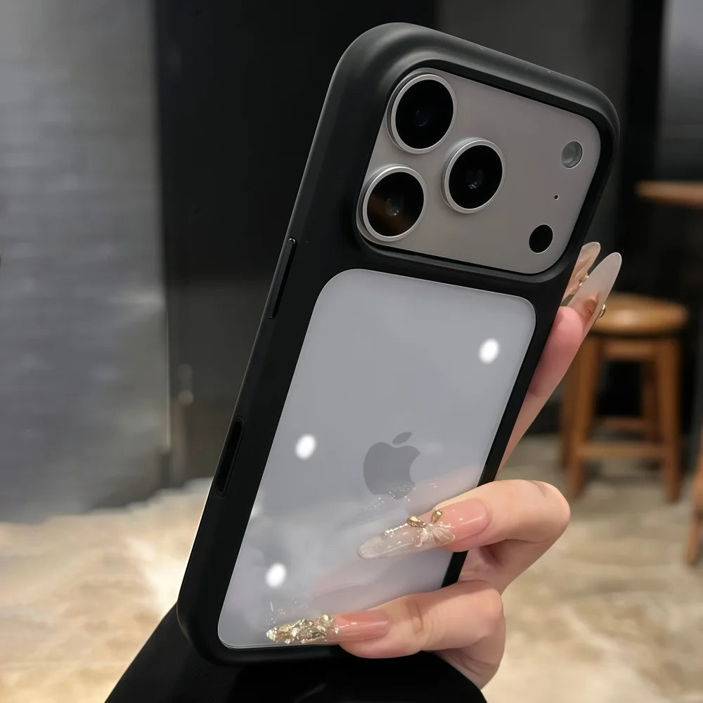 Intelligente Kamera-Touch-Taste, kristallklare Handyhülle für iPhone 17 Pro Max 17 Pro 17 Air, transparente, stoßfeste Abdeckung