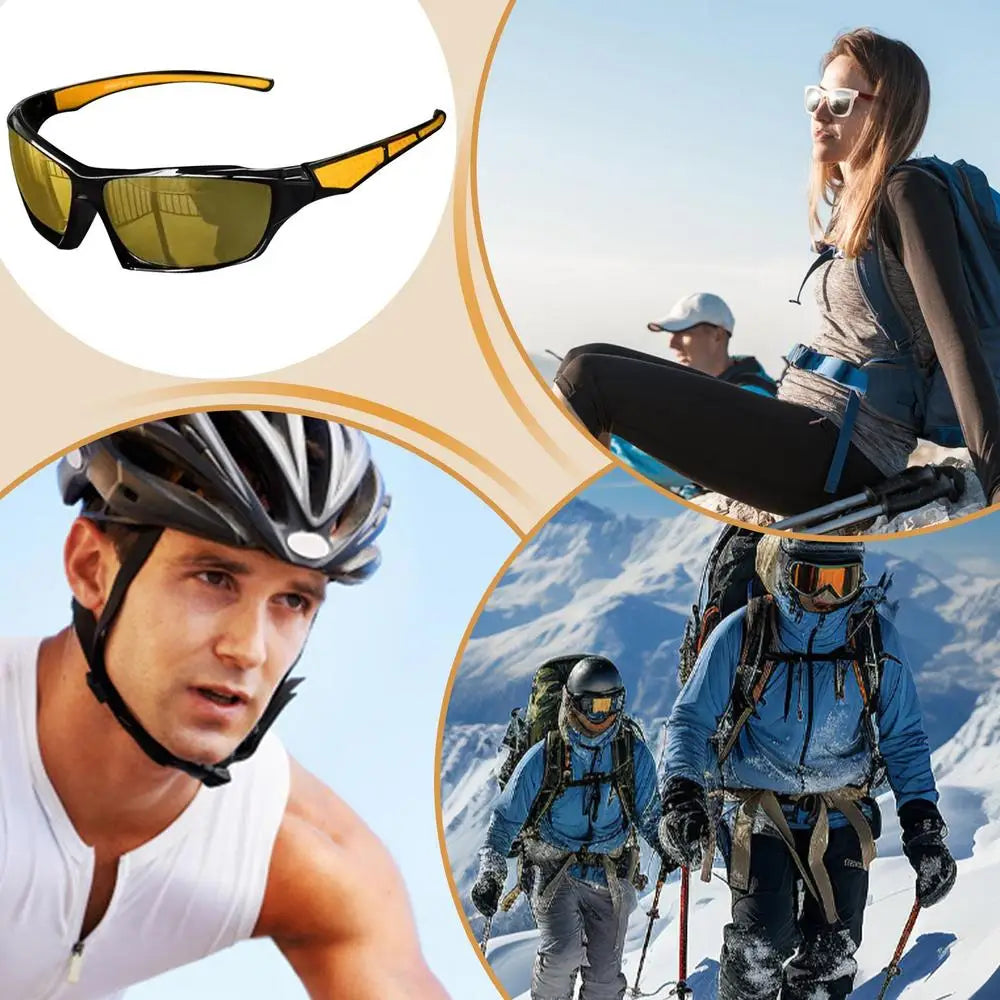 Angel-Sonnenbrille für Herren, UV-Sonnenbrille, polarisierte Brille für Herren, bequeme, leichte Sportbrille zum Fahren