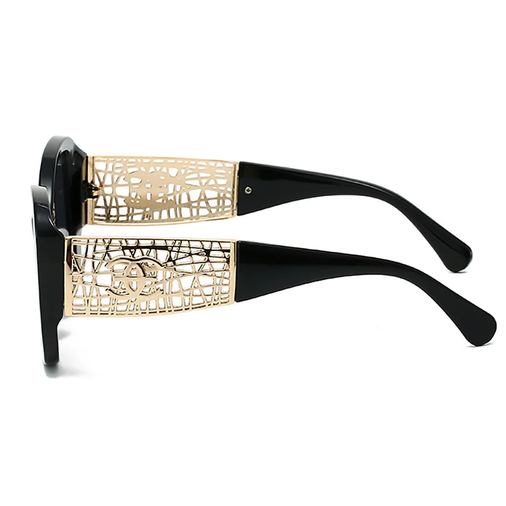 Vintage Luxus Designer Quadrat Sonnenbrille Für Frauen Männer Mode Übergroßen Retro Sonnenbrille Im Freien Fahren Retro Schatten UV400