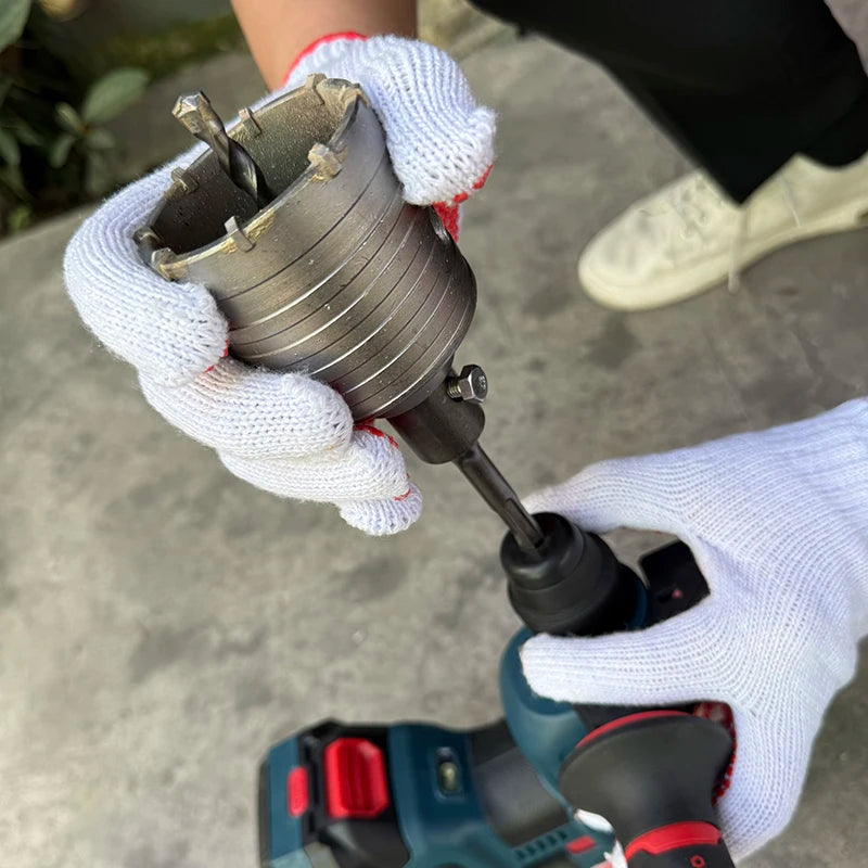 1pc SDS PLUS Beton Loch Sah 65mm Elektrische Hohl Kern Bohrer Schaft Kern Bohrer Zement Stein Wand bohren Werkzeug