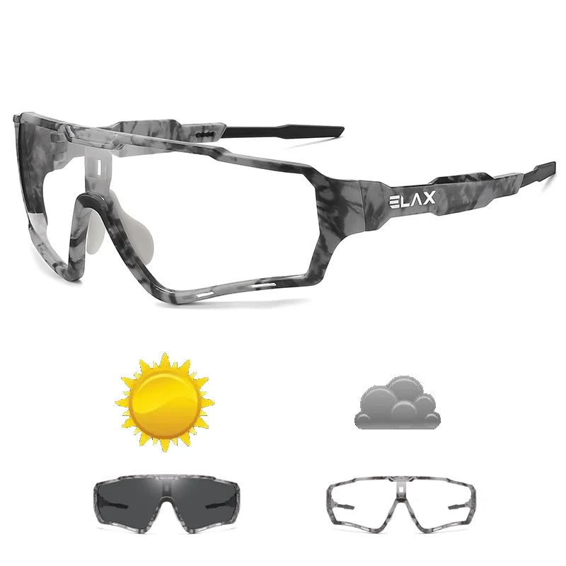 Photochrome Sonnenbrille Männer Frauen Sonnenbrille Angeln Brillen UV400 Radfahren Wandern Outdoor Sport Brille