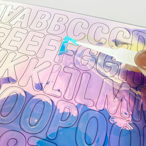 126Pcs Farbe Englisch Alphabet Anzahl Aufkleber Selbst-klebe Wasserdichte Aufkleber DIY Handbuch Album Dekoration Aufkleber Schreibwaren